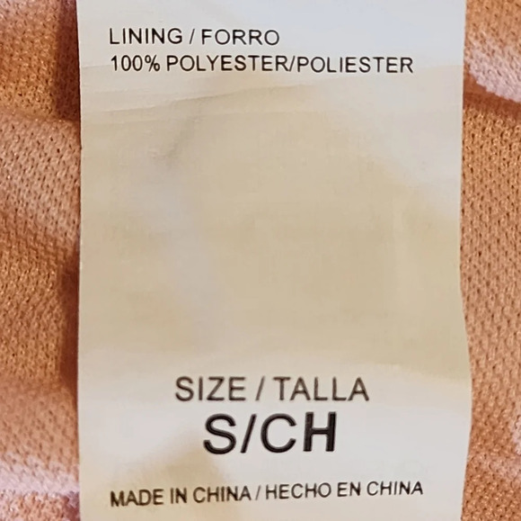 Ninety Five ° Swimsuit Bikini 2 piece Size Small Pink Orange Fringe Top - Picture 12 of 12